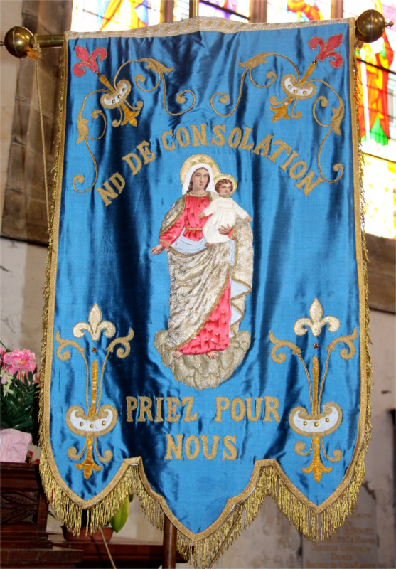 Bannire de l'glise du Vieux-March (Bretagne).