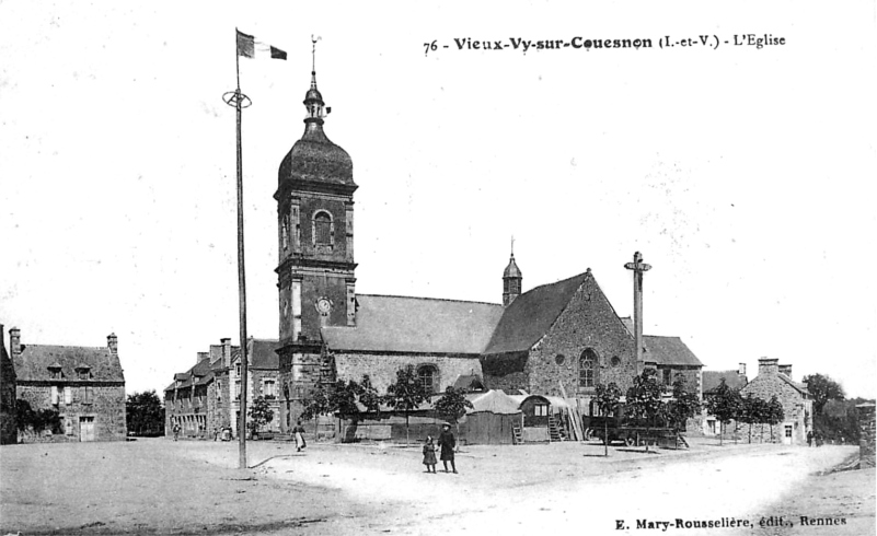 Eglise de Vieux-Vy-sur-Couesnon (Bretagne).