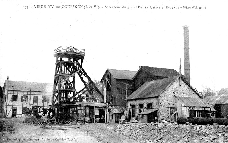 Mine de Vieux-Vy-sur-Couesnon (Bretagne).