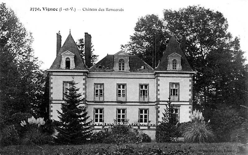 Chteau des Roncerais  Vignoc (Bretagne).