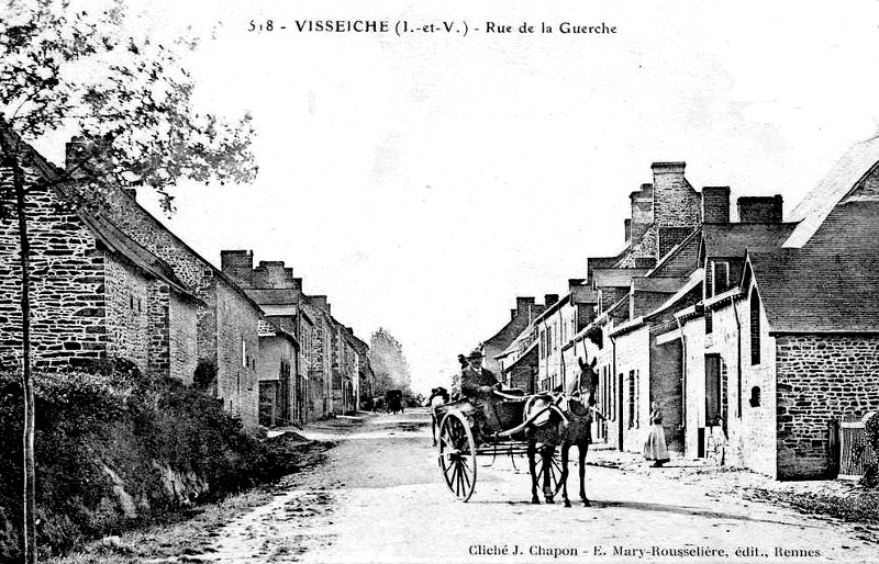 Ville de Visseiche (Bretagne).