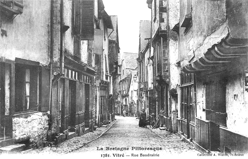 Ville de Vitr (Bretagne).