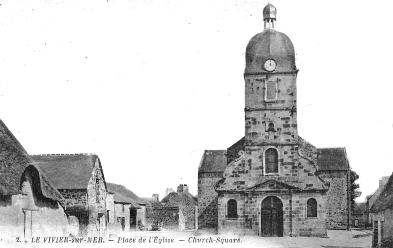 Eglise du Vivier-sur-Mer (Bretagne).