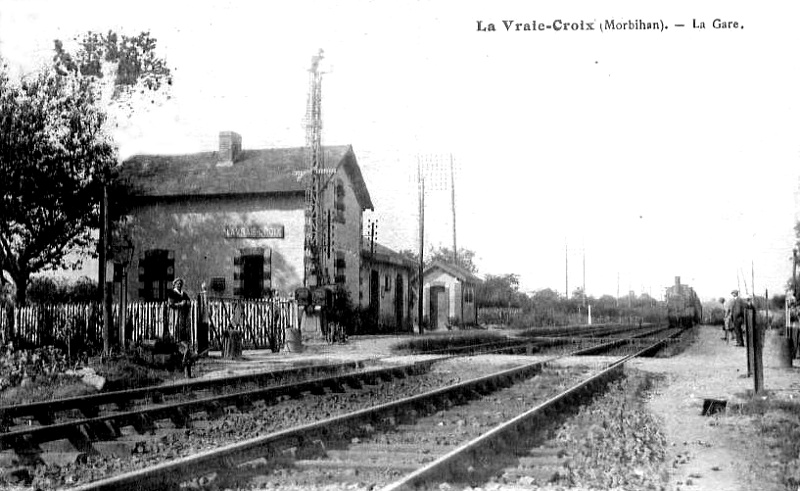 Gare de La Vraie-Croix (Bretagne).