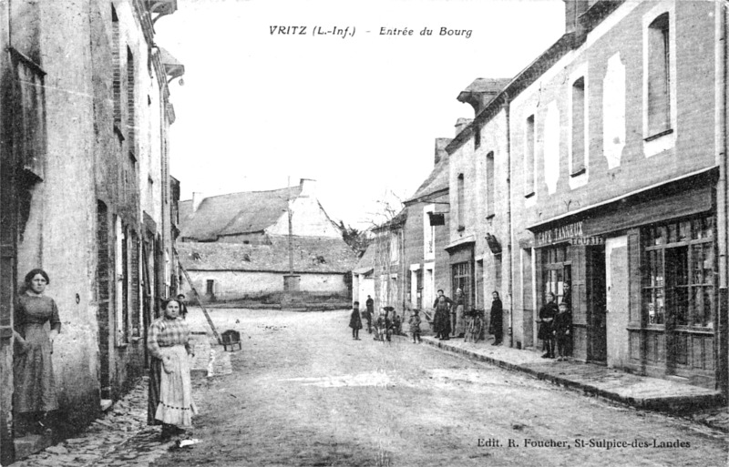 Ville de Vritz (anciennement en Bretagne).