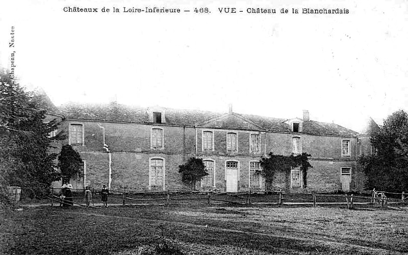 Chteau de la Blanchardais  Vue (Bretagne).