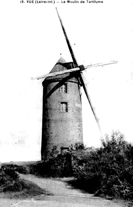Moulin de Tartifume  Vue (Bretagne).