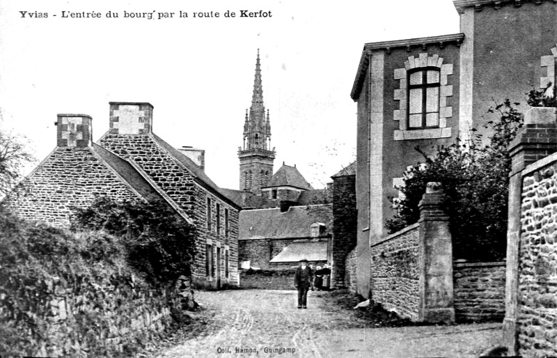 Ville d'Yvias (Bretagne).