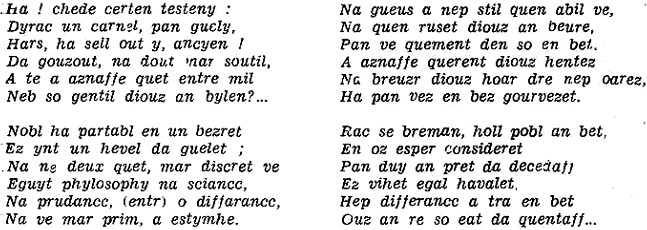 Litt�rature bretonne : Buhez Mabden (partie 2).