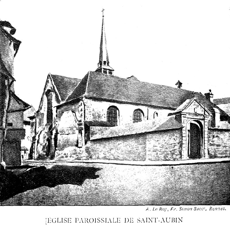 Rennes : l'église paroissiale de Saint-Aubin (Bretagne).